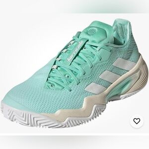 Adidas Women's barricade w clay Mint Green Sneakers